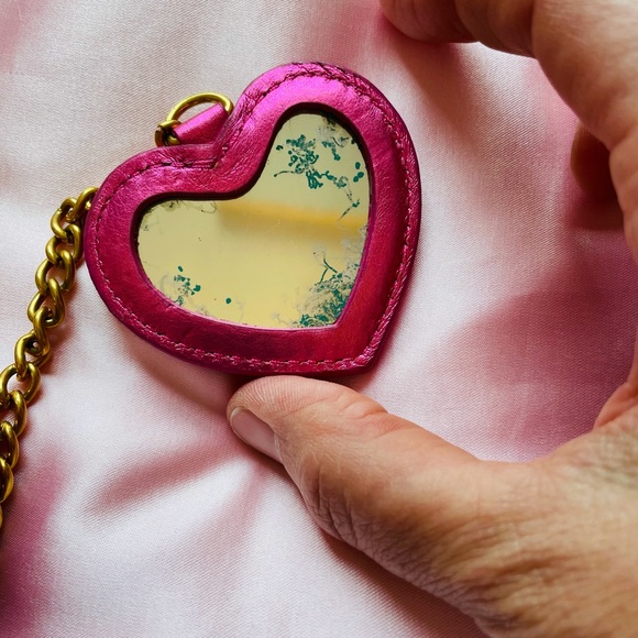 Juicy Couture pink metallic leather wristlet Y2K - Picture 14 of 17